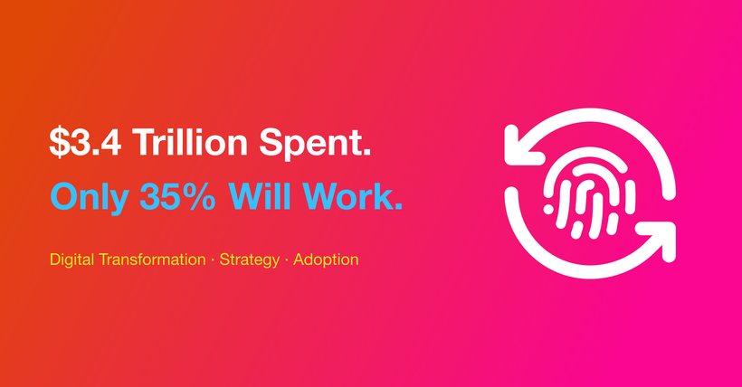 $3.4 Trillion Spent. Only 35% Will Work.