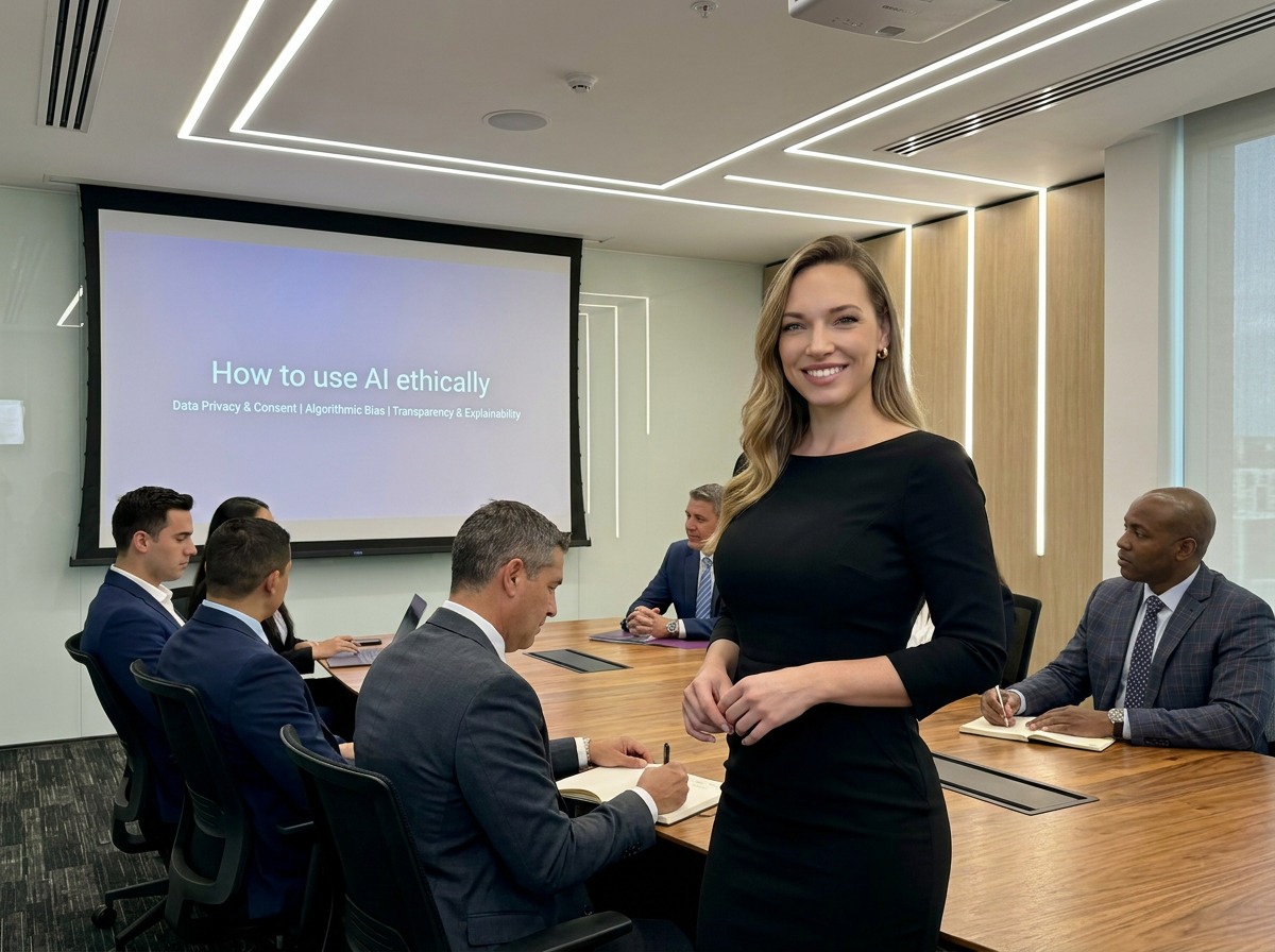 Carolina presenting